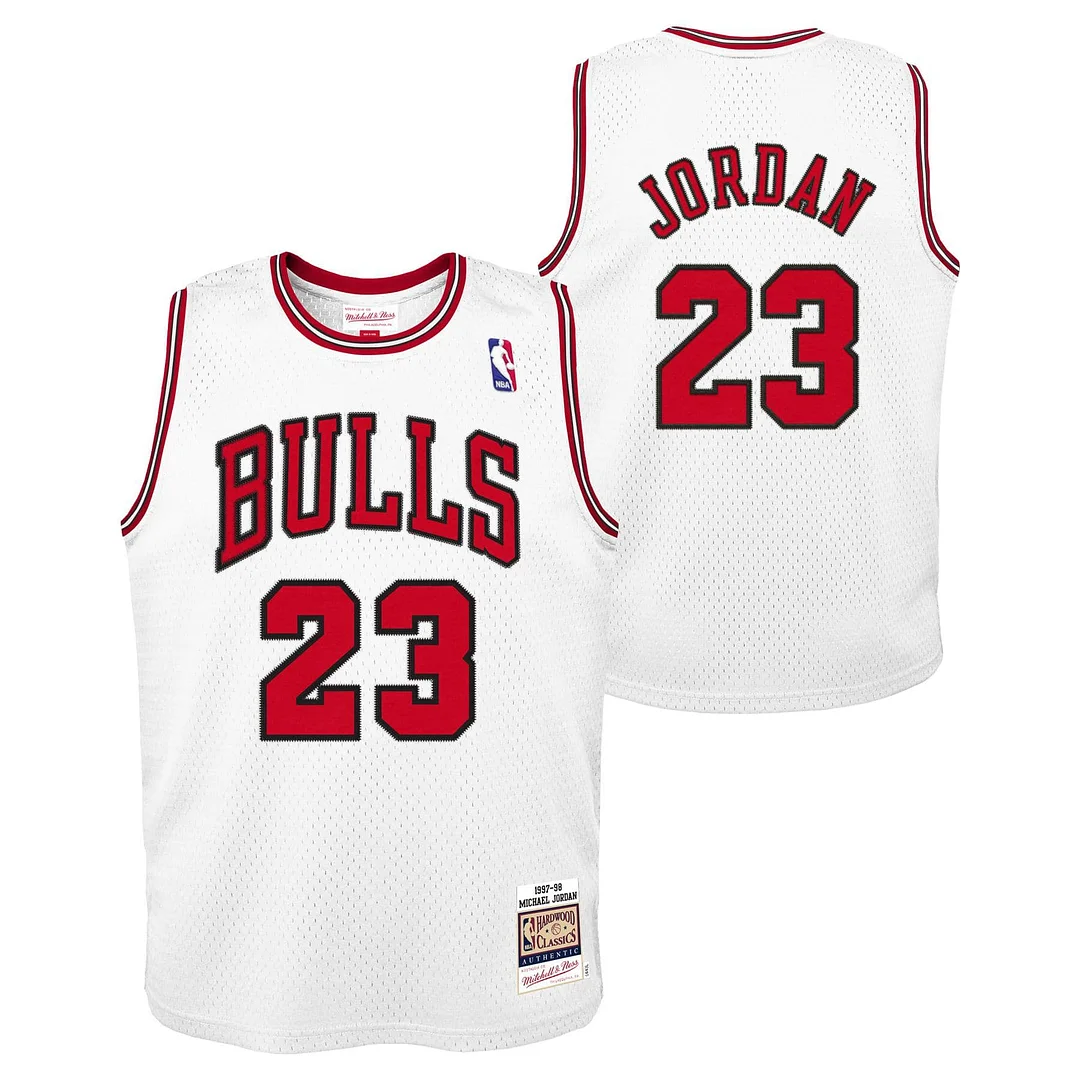 Michael Jordan Black With Red Stripes Chicago Bulls New Jersey