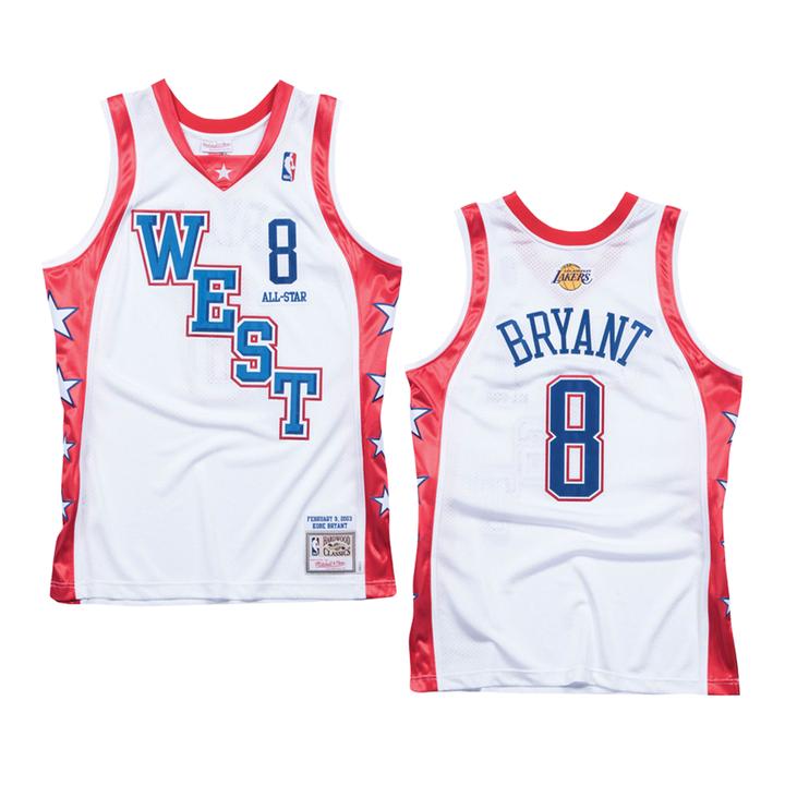 Mitchell & Ness NBA Authentic Jersey All Star West 2004-05 Kobe Bryant #8 Men Jerseys White in Size:S