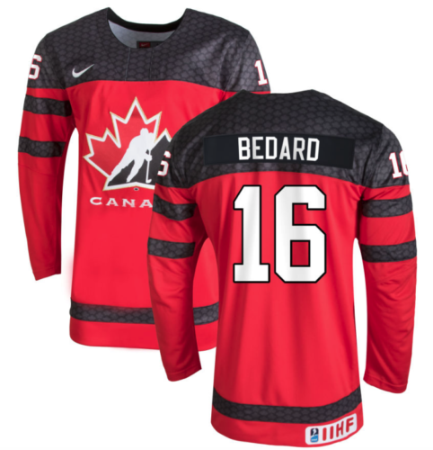 2023 IIHF Team Canada Connor Bedard 16 World Junior Jersey – Ice Jerseys
