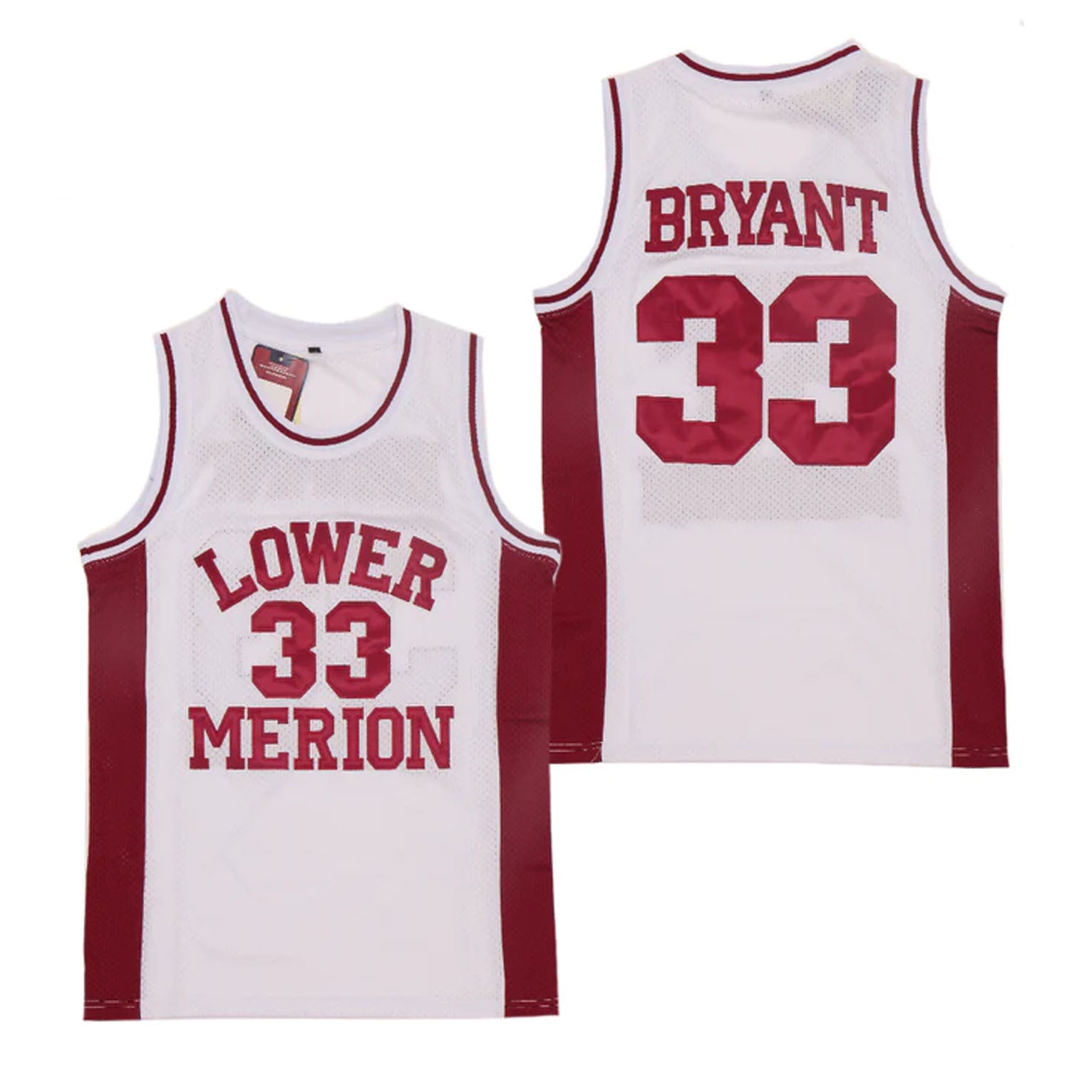 Kobe Bryant Jersey 33 Lower Merion Basketball Jersey Retro High