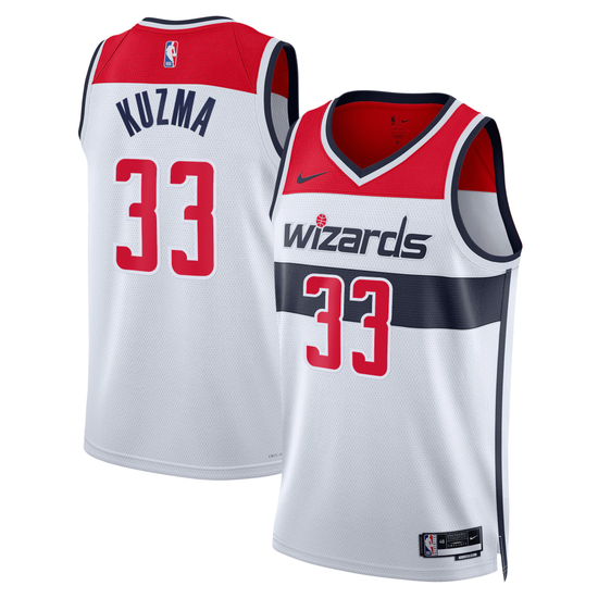 NBA Kyle Kuzma Washington Wizards 33 Jersey