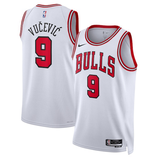 NBA Nikola Vučević Chicago Bulls 9 Jersey