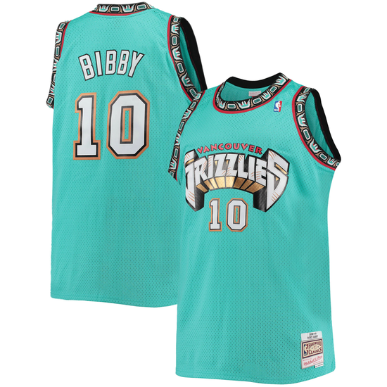 Retro Mike Bibby Vancouver Grizzlies 10 Jersey