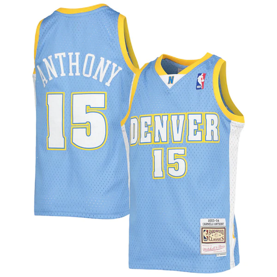 Throwback Carmelo Anthony Denver Nuggets 15 Jersey