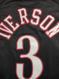 Throwback Philadelphia 76ers Allen Iverson 3 Jersey