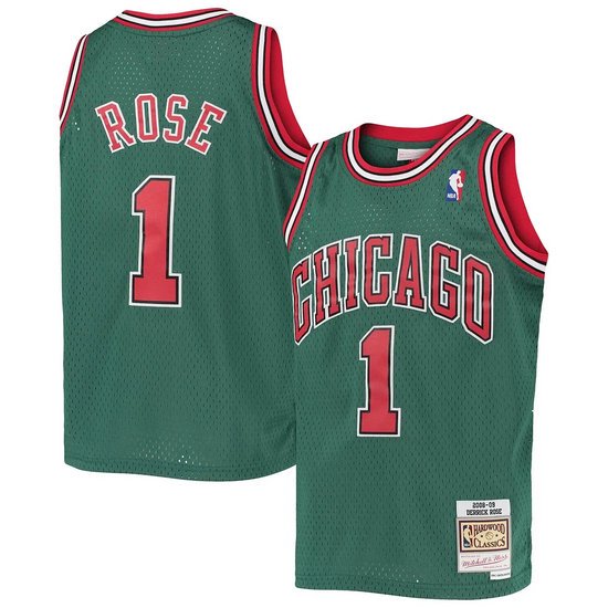 Retro Chicago Bulls Derrick Rose 1 Jersey