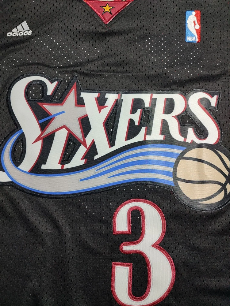 Philadelphia 76ers Sixers Adidas Allen Iverson Throwback Adidas Shirt