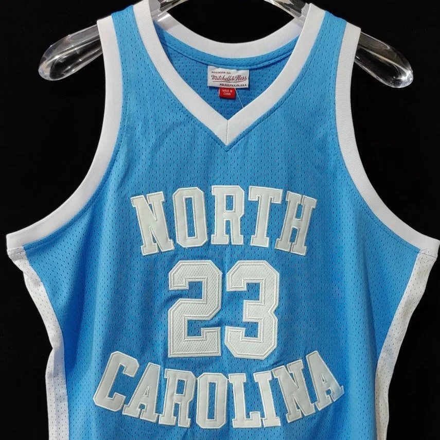 Men's Mitchell & Ness Michael Jordan Carolina Blue North Carolina