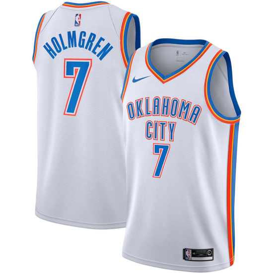 NBA Chet Holmgren Oklahoma City Thunder 7 Jersey