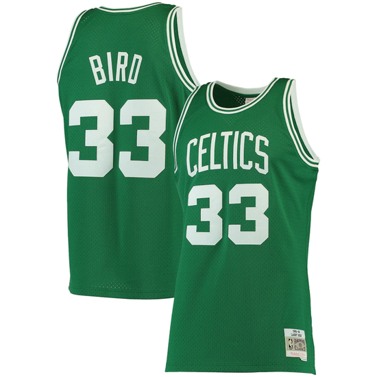 Throwback Larry Bird Boston Celtics 33 Jersey