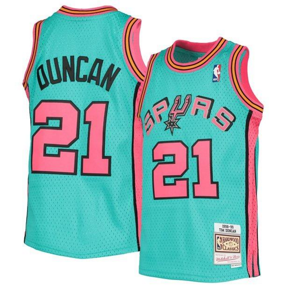 Vintage #21 TIM DUNCAN San Antonio Spurs NBA Nike Jersey YM – XL3