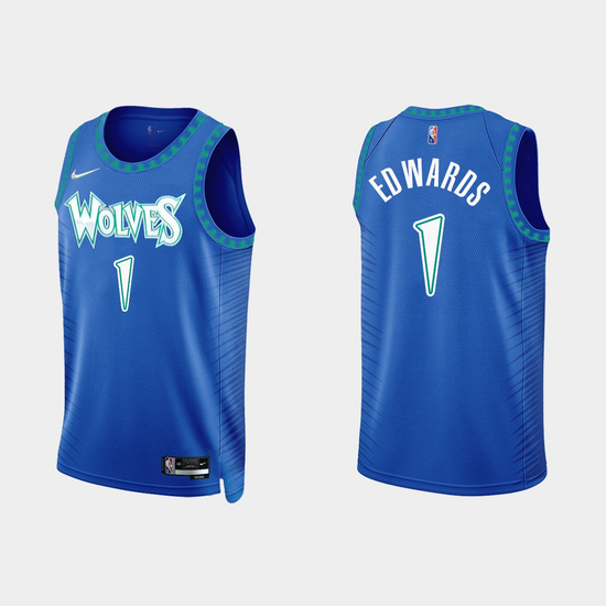NBA Anthony Edwards Minnesota Timberwolves 1 Jersey