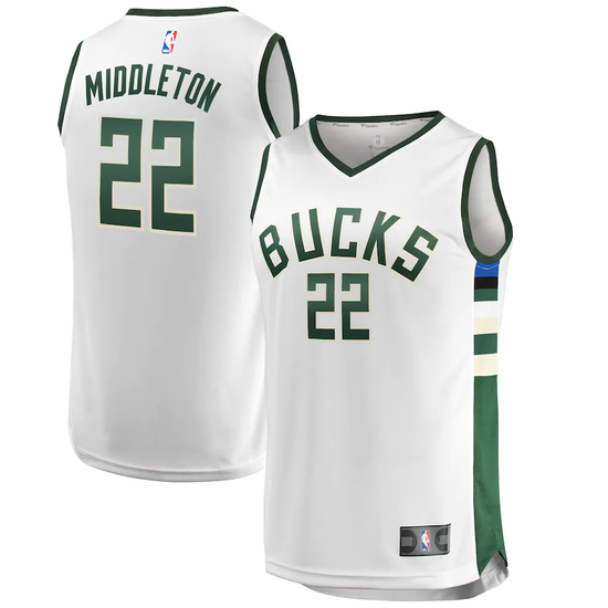 NBA Khris Middleton Milwaukee Bucks 22 Jersey
