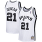 Throwback San Antonio Spurs Tim Duncan 21 Jersey