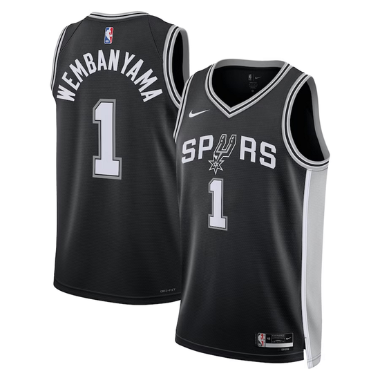 NBA Victor Wembanyama San Antonio Spurs 12 Jersey