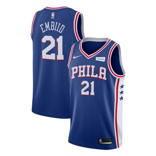 NBA Joel Embiid Philadelphia 76ers 21 jersey