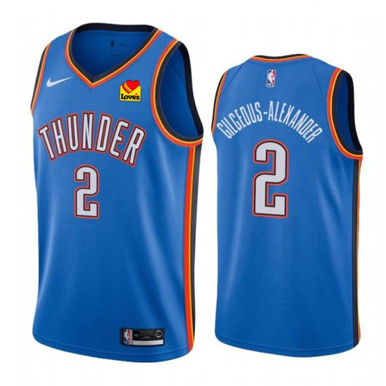 NBA Shai Gilgeous-Alexander Oklahoma Thunder 2 Jersey