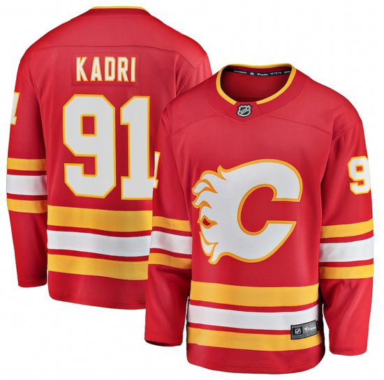 NHL Nazem Kadri Calgary Flames 91 Jersey