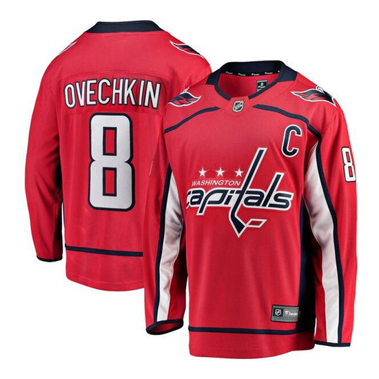 NHL Alexander Ovechkin Washington Capitals 8 Jersey