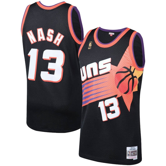 NBA Steve Nash Black Phoenix Suns 13 Jersey